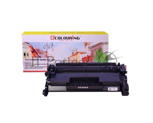 Картридж Colouring CG-CF259A/057 (№59A) черный без чипа (3000 копий) для принтеров HP LaserJet Pro M304a/M404dn/M404dw/M404n/M428dw/M428fdn/M428fdw/Canon i-SENSYS LBP223dw/LBP226dw/LBP228x/MF443dw/MF445dw/MF446x/MF449x