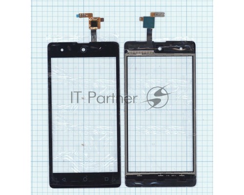 Сенсорное стекло (тачскрин) для Micromax Q349 Canvas Selfie 4, черное