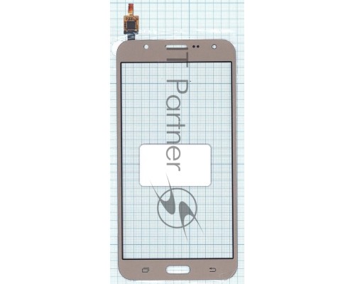 Сенсорное стекло (тачскрин) для Samsung Galaxy J7 SM-J700H, золотистое