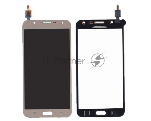 Сенсорное стекло (тачскрин) для Samsung Galaxy J7 SM-J700H, золотистое
