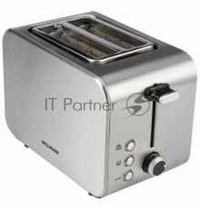 Тостер Willmark WTS-9817S (850 Вт.,7 степ.обжар.,2 отд,поддон для крошек, разморозка, центр. тостов)