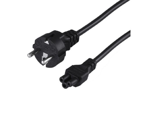 [Кабели USB и переходники] Rexant (11-1152) Шнур сетевой, евровилка–евроразъем С5, кабель 3x0,75мм?, 3м, для питания ноутбука (пакет ПВХ) 
