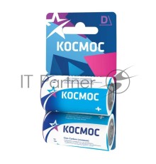 Элемент питания солевой D/R20 (блист.2шт) КОСМОС KOCR202BL
