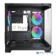 Компьютерный корпус Ginzzu V390 RGB подсветка, контроллер CRC6, 3* 12R6 FAN 12CM RGB закаленное стекло 1*USB 3.0,1*USB 2.0, AU mATX