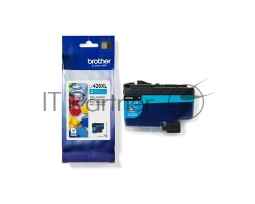 Картридж струйный Brother LC-426XLC для MFCJ4340DW/J4540DW/J4540DWXL голубой 5000 стр.