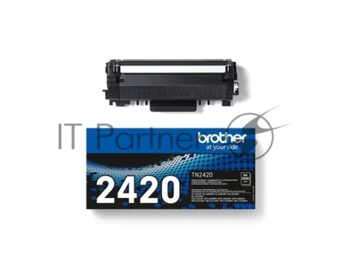 Картридж лазерный Brother TN-2420 чёрный (3000 стр.) для DCP-L2510/HL-L2350DW/MFC-L2710DW/DCP-L2530DW/HL-L2370DN/MFC-L2730DW/DCP-L2550DN/HL-L2375DW/MFC-L2750DW/HL-L2310D/MFC-2710DW