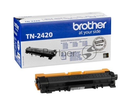 Картридж лазерный Brother TN-2420 чёрный (3000 стр.) для DCP-L2510/HL-L2350DW/MFC-L2710DW/DCP-L2530DW/HL-L2370DN/MFC-L2730DW/DCP-L2550DN/HL-L2375DW/MFC-L2750DW/HL-L2310D/MFC-2710DW