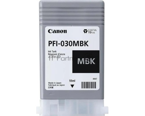 Картридж CANON  Pigment Ink PFI-030 Matte Black (TM240/TM340)  55ml