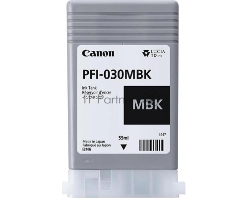 Картридж CANON  Pigment Ink PFI-030 Matte Black (TM240/TM340)  55ml