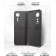 Чехол (клип-кейс) BoraSCO для Oppo A58 4G 72487 черный