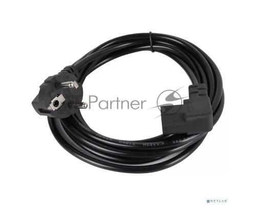 Кабель комп - розетка AOpen ACE021R-3M 220V EU (угол-угол) 3m