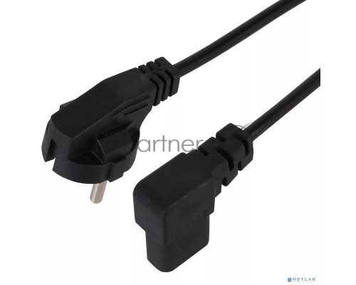 Кабель комп - розетка AOpen ACE021R-3M 220V EU (угол-угол) 3m