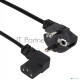 Кабель комп - розетка AOpen ACE021R-3M 220V EU (угол-угол) 3m