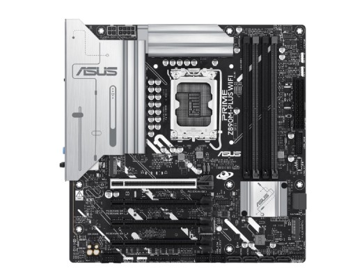 [Материнская плата] ASUS PRIME Z890M-PLUS WIFI (Socket 1851, mATX, 4xDDR5(192GB), DP/HDMI, 1xPCIe 5.0x16/3xPCIe 4.0x16/1xLAN (2.5GbE), Wi-Fi, BT, 6xSATA 6Gb/s, 3xM.2, 1xType-C, 7xUSB 3.2)