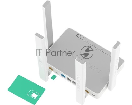 Роутер беспроводной Runner 4G (KN-2212) с модемом 4G, Mesh Wi-Fi N300 и 4-портовым Smart-коммутатором