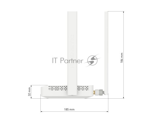Роутер беспроводной Runner 4G (KN-2212) с модемом 4G, Mesh Wi-Fi N300 и 4-портовым Smart-коммутатором