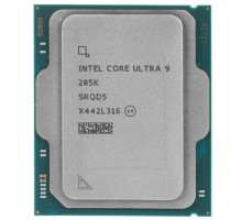 Центральный Процессор Intel Core Ultra 9 285K OEM (Arrow Lake, C24(16EC/8PC)/T24, 3,2/5,7GHz, GPU Intel Graphics, L2 40Mb, Cache 36Mb, TDP 125/250W, S1851)