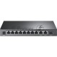 Настольный коммутатор TP-Link TL-SL1311P, 8 портов 10/100 Мбит/с с поддержкой PoE+, 2 гигабитных порта без поддержки PoE, 1 порт SFP, 802.3af/at, бюджет PoE — 65 Вт, стальной корпус