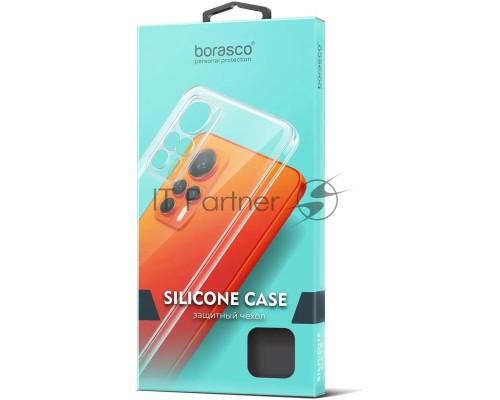 Чехол (клип-кейс) BoraSCO для Apple iPhone 15 прозрачный (72413)