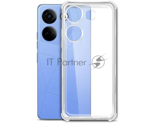 Чехол (клип-кейс) BoraSCO для Tecno Camon 20/20 Pro (4G) 72319 прозрачный