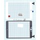 Сенсорное стекло (тачскрин) Ipad mini 3 (retina) no IC (A1599, A1600). белое