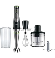 Блендер погружной Braun MQ9135XI 1200Вт черный/серебристый