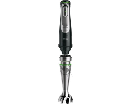Блендер погружной Braun MQ9135XI 1200Вт черный/серебристый