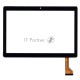 Сенсорное стекло (тачскрин) TurboPad 1015 3G, черное