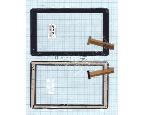 Сенсорное стекло (тачскрин) VTCP090A25-FPC-2.0, черное
