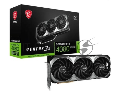 Видеокарта MSI 4080 SUPER 16G GAMING TRIO GDDR6X 256 bit PCI-E 4.0 GPU 2565 MHz  1*HDMI 3*DP