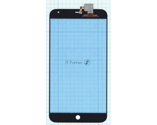Сенсорное стекло (тачскрин) для Meizu MX4, черное