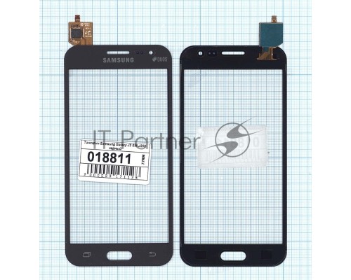 Сенсорное стекло (тачскрин) для Samsung Galaxy J2 SM-J200, черное