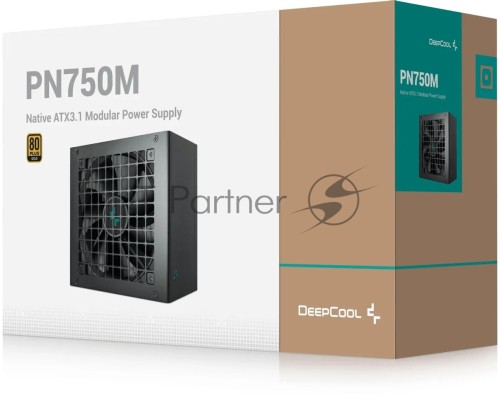 Блок питания Deepcool ATX 750W PN750M Gen.5 80+ gold (20+4pin) APFC 120mm fan 8xSATA RTL