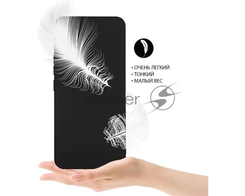 Чехол (клип-кейс) DF для Huawei Nova 9 SE hwCase-107 черный (DF HWCASE-107 (BLACK))