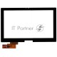 Сенсорное стекло (тачскрин) для Toshiba TCM11G04/TCM11G05 V0.1, черное