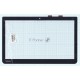 Сенсорное стекло (тачскрин) для Toshiba Satellite E45T-B S40T-B, черное