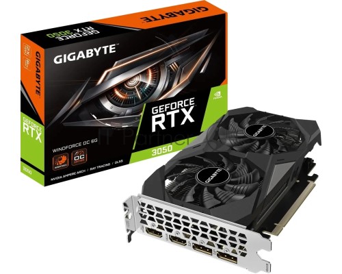 Видеокарта Gigabyte GV-N3050WF2OC-6GD GDDR6 96bit 2xDP 2xHDMI 2FAN RTL