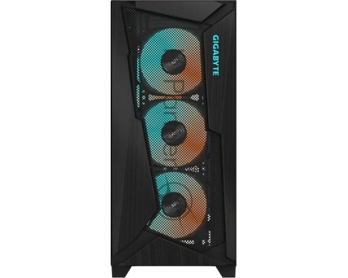 Компьютерный корпус Gigabyte C301G черный без БП ATX 4x120mm 4x140mm 2xUSB3.0 audio bott PSU