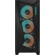 Компьютерный корпус Gigabyte C301G черный без БП ATX 4x120mm 4x140mm 2xUSB3.0 audio bott PSU