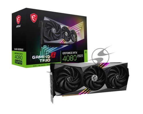 Видеокарта MSI PCIE16 RTX4080 SUPER 16GB 4080 SUP 16G GAMING X TRIO