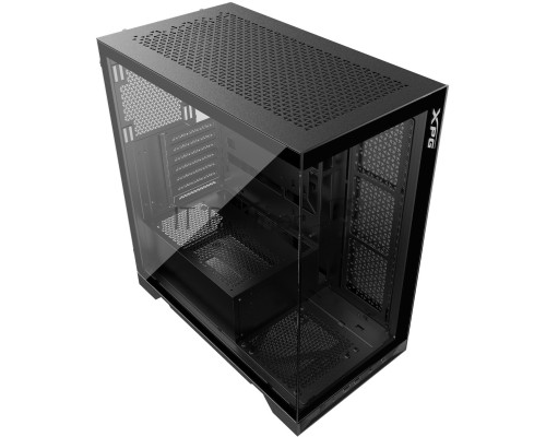 Компьютерный корпус XPG INVADER X BLACK (INVADERXMTWOF-BKCWW) Mid-Tower, Micro-ATX, Mini-ITX, Standard-ATX, USB 3.2 Gen2 Type-A, USB 3.2 Gen2 Type-C