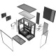 Компьютерный корпус XPG INVADER X BLACK (INVADERXMTWOF-BKCWW) Mid-Tower, Micro-ATX, Mini-ITX, Standard-ATX, USB 3.2 Gen2 Type-A, USB 3.2 Gen2 Type-C
