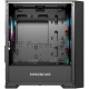 Корпус Powercase Mistral Micro X4B, Tempered Glass, 4х 120mm 5-color fan, чёрный, mATX  (CMMXB-L4)