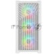 Корпус Powercase Mistral Micro X4W, Tempered Glass, 4х 120mm 5-color fan, белый, mATX  (CMMXW-L4)