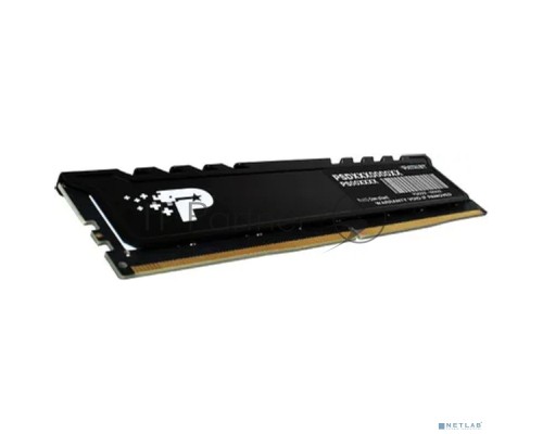 Оперативная память Patriot PSP516G520081H1 16Gb DDR5 5200 (1*16Gb) Signature Premium Радиатор 1.1 В черный Оперативная память Patriot PSP516G520081H1 16Gb DDR5 5200 (1*16Gb) Signature Premium Радиатор 1.1 В черный