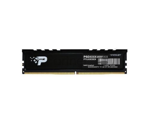 Оперативная память Patriot PSP516G520081H1 16Gb DDR5 5200 (1*16Gb) Signature Premium Радиатор 1.1 В черный Оперативная память Patriot PSP516G520081H1 16Gb DDR5 5200 (1*16Gb) Signature Premium Радиатор 1.1 В черный
