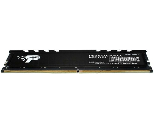Оперативная память Patriot PSP516G520081H1 16Gb DDR5 5200 (1*16Gb) Signature Premium Радиатор 1.1 В черный Оперативная память Patriot PSP516G520081H1 16Gb DDR5 5200 (1*16Gb) Signature Premium Радиатор 1.1 В черный