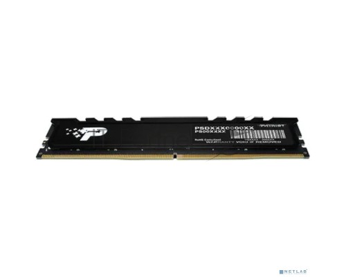 Оперативная память Patriot PSP516G520081H1 16Gb DDR5 5200 (1*16Gb) Signature Premium Радиатор 1.1 В черный Оперативная память Patriot PSP516G520081H1 16Gb DDR5 5200 (1*16Gb) Signature Premium Радиатор 1.1 В черный