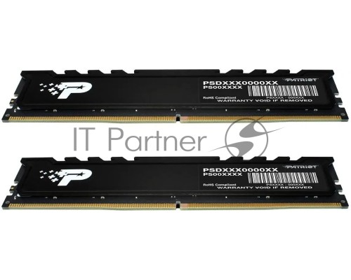 Оперативная память Patriot 32GB DDR5 4800 (2*16Gb) Signature Premium Радиатор 1.1 В черный PSP532G4800KH1 Оперативная память Patriot 32GB DDR5 4800 (2*16Gb) Signature Premium Радиатор 1.1 В черный PSP532G4800KH1