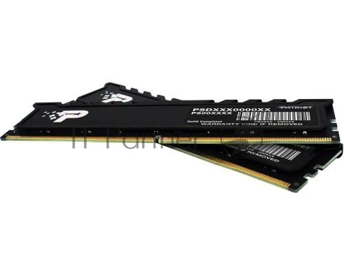 Оперативная память Patriot 32GB DDR5 4800 (2*16Gb) Signature Premium Радиатор 1.1 В черный PSP532G4800KH1 Оперативная память Patriot 32GB DDR5 4800 (2*16Gb) Signature Premium Радиатор 1.1 В черный PSP532G4800KH1